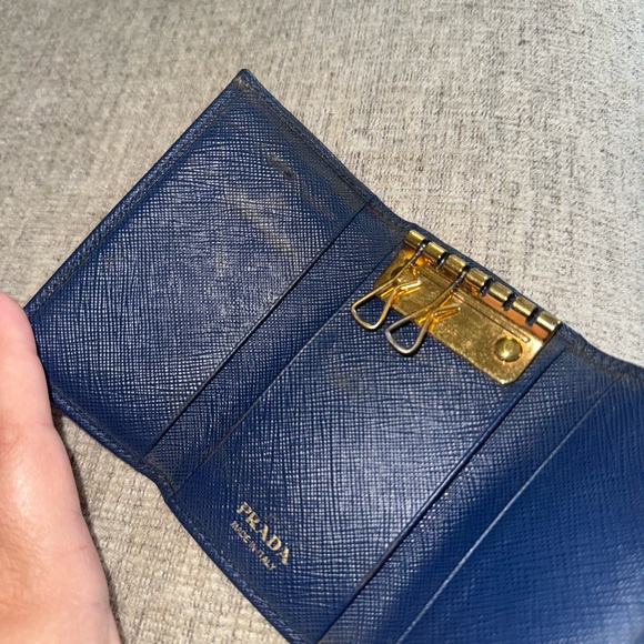 Prada Navy Key Case - Picture 4 of 6